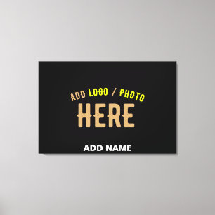 TOILE MODERNE ET MODERNE PERSONNALISABLE NOIR VÉRIFIÉ