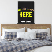 TOILE MODERNE ET MODERNE PERSONNALISABLE NOIR VÉRIFIÉ (Insitu(Chambre))