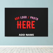 TOILE MODERNE ET MODERNE PERSONNALISABLE NOIR VÉRIFIÉ (Insitu (Plancher de Bois))