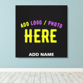 TOILE MODERNE ET MODERNE PERSONNALISABLE NOIR VÉRIFIÉ (Insitu (Plancher de Bois))