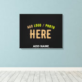 TOILE MODERNE ET MODERNE PERSONNALISABLE NOIR VÉRIFIÉ (Insitu (Plancher de Bois))