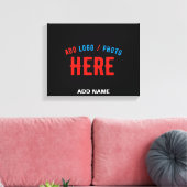 TOILE MODERNE ET MODERNE PERSONNALISABLE NOIR VÉRIFIÉ (Insitu(Salon))