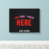 TOILE MODERNE ET MODERNE PERSONNALISABLE NOIR VÉRIFIÉ (Insitu (Plancher de Bois))