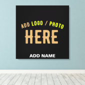 TOILE MODERNE ET MODERNE PERSONNALISABLE NOIR VÉRIFIÉ (Insitu (Plancher de Bois))