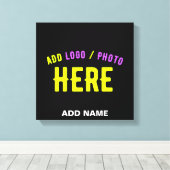 TOILE MODERNE ET MODERNE PERSONNALISABLE NOIR VÉRIFIÉ (Insitu (Plancher de Bois))