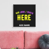 TOILE MODERNE ET MODERNE PERSONNALISABLE NOIR VÉRIFIÉ (Insitu(Salon))