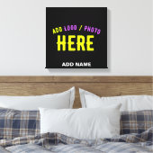 TOILE MODERNE ET MODERNE PERSONNALISABLE NOIR VÉRIFIÉ (Insitu(Chambre))