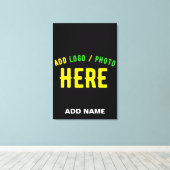 TOILE MODERNE ET MODERNE PERSONNALISABLE NOIR VÉRIFIÉ (Insitu (Plancher de Bois))