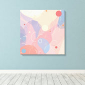 Toile moderne géométrique Abstraite (Insitu (Plancher de Bois))