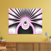 Toile Moderne motif d'art fractal abstrait fou (Insitu(Salon))