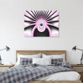 Toile Moderne motif d'art fractal abstrait fou (Insitu(Chambre))