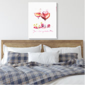 Toile Moderne Romantique mignon Coeur Rouge Valentines J (Insitu(Chambre))