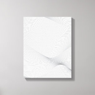 Toile Moderne, simple, cool, abstrait motif d'onde de mo