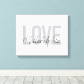 Toile Moderne, simple, cool, design Amour Philadelphie (Insitu (Plancher de Bois))