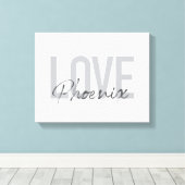 Toile Moderne, simple, cool, design urbain Aimer Phoenix (Insitu (Plancher de Bois))