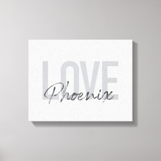 Toile Moderne, simple, cool, design urbain Aimer Phoenix (Recto)