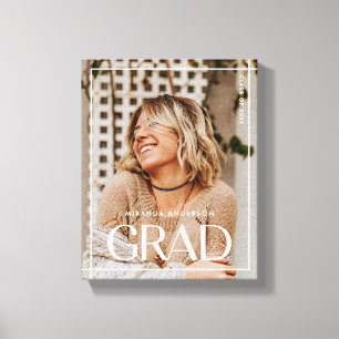 Toile Moderne Simple Graduation Photo Lycée