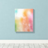 Toile Moderne tendance Rouge rose bleu violet vert jaune (Insitu (Plancher de Bois))