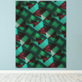 Toile Moderne -Vert -Brown-Très Nice (Insitu (Plancher de Bois))