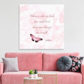 Toile Modifier la citation du Bouddha mondial (Insitu(Salon))