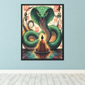 Toile Moine et Serpent (Insitu (Plancher de Bois))