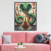 Toile Moine et Serpent (Insitu(Salon))