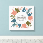 Toile Mois de l'histoire des femmes (Insitu (Plancher de Bois))