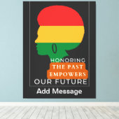 Toile Mois de l'histoire des Noirs (Insitu (Plancher de Bois))