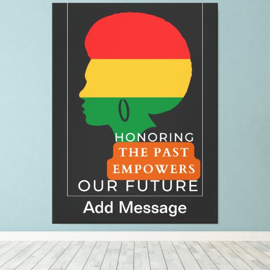 Toile Mois de l'histoire des Noirs (Insitu (Plancher de Bois))