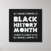 Toile Mois de l'histoire des Noirs Conception graphique  (Recto)
