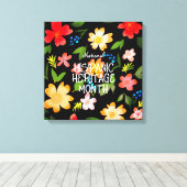 TOILE MOIS DU PATRIMOINE HISPANIQUE NATIONAL (Insitu (Plancher de Bois))