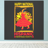 Toile Mois du patrimoine national hispanique (Insitu (Plancher de Bois))