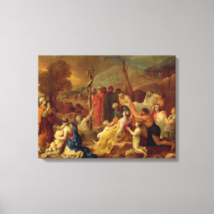 Toile Moïse et le serpent d'airain, c.1653-54 (huile su