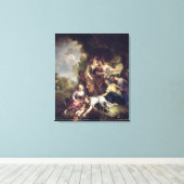 Toile Moïse sauvé de l'eau (Insitu (Plancher de Bois))