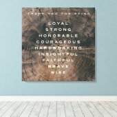 Toile Moitié du grain #2 (24x24) (Insitu (Plancher de Bois))