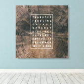 Toile Moitié du grain no 5 (24x24) (Insitu (Plancher de Bois))