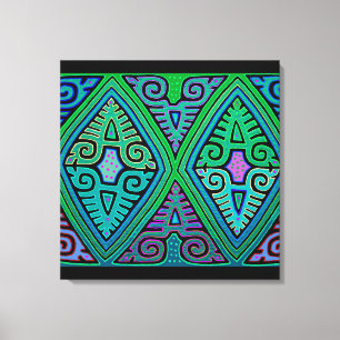 Toile Mola diamant indien Kuna