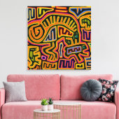 Toile Mola Shaman Peyote Visions (Insitu(Salon))