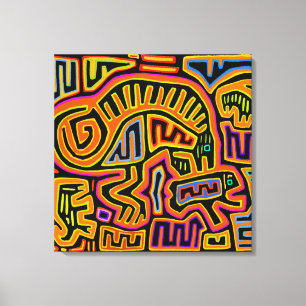 Toile Mola Shaman Peyote Visions