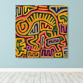 Toile Mola Shaman Peyote Visions (Insitu (Plancher de Bois))