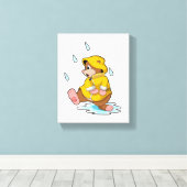 Toile Mole à la pluie avec Raindrops (Insitu (Plancher de Bois))