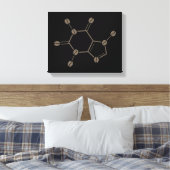 Toile molécule de fèves de caféine (Insitu(Chambre))