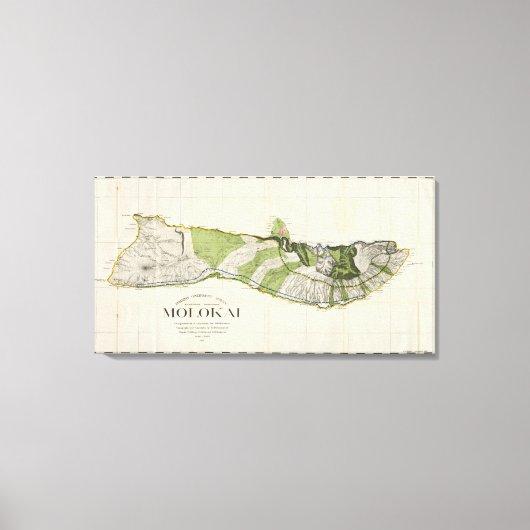 Toile Molokai, Hawaï (Recto)