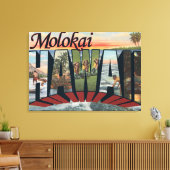 Toile Molokai, Hawaï - Scènes de grandes lettres (Insitu(Salon))