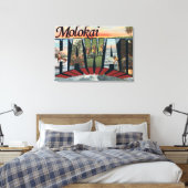Toile Molokai, Hawaï - Scènes de grandes lettres (Insitu(Chambre))