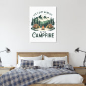 Toile Moments au feu de camp (Insitu(Chambre))