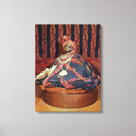 Toile momie péruvienne du cimetière de Paracas (Recto)