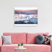 Toile Mon amour vous suffit Verset Biblique  (Insitu(Salon))