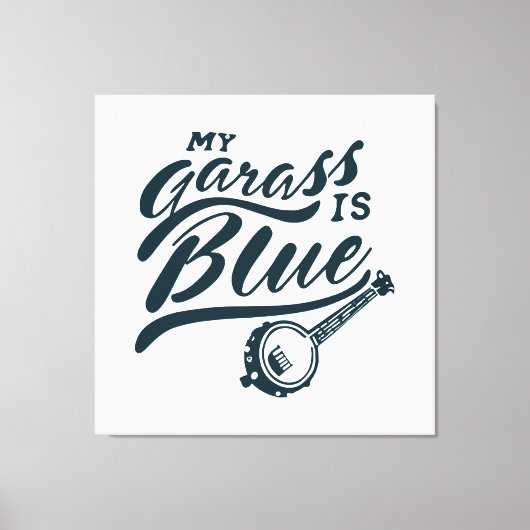 Toile Mon banjo est bleu (Recto)