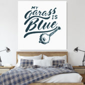 Toile Mon banjo est bleu (Insitu(Chambre))